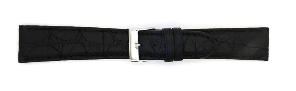 Buy Watch Strap Gen. Crocodile Black 20mm | BBS watch straps